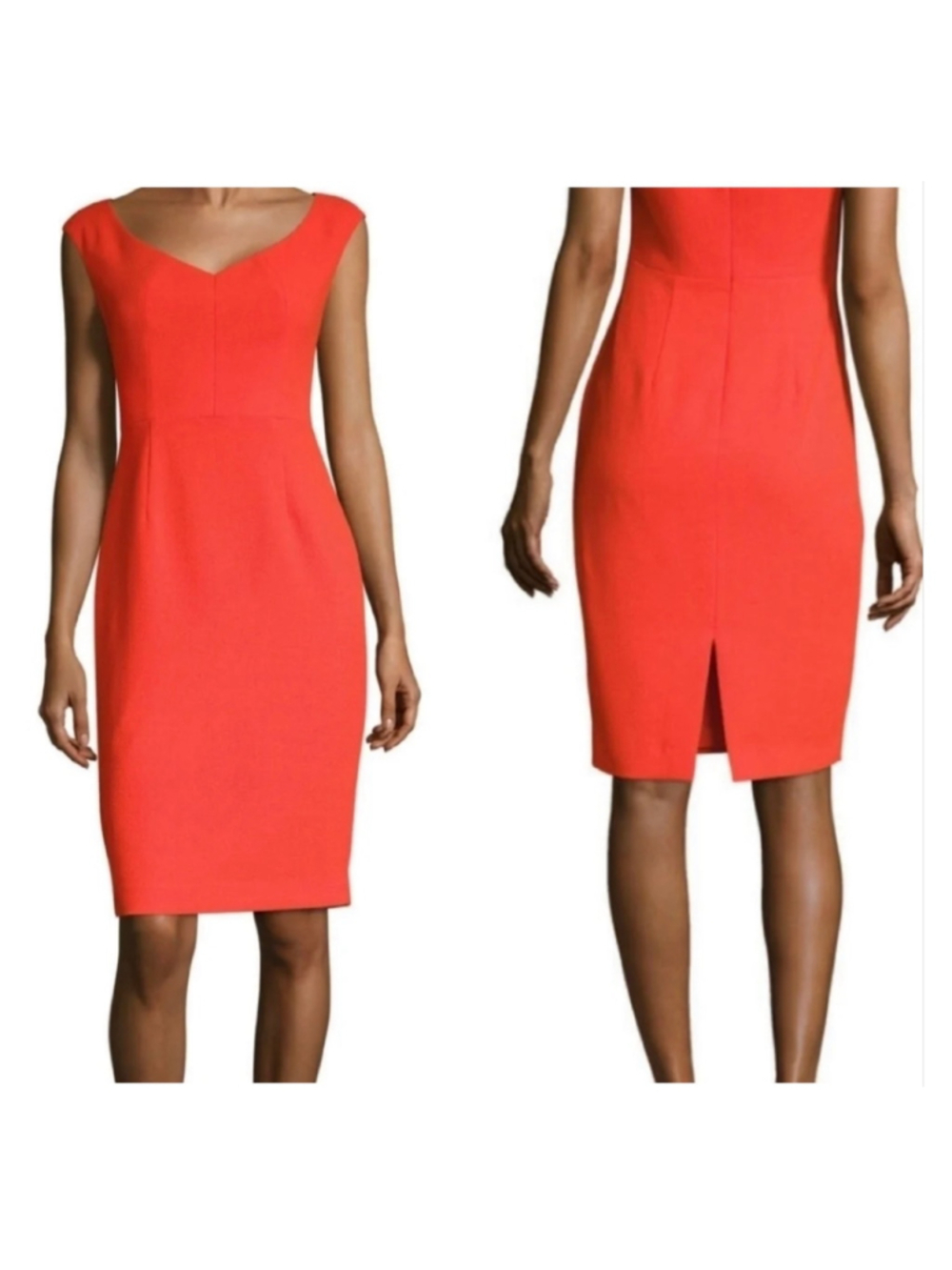 Black Halo Waverly Sheath Midi Dress 4